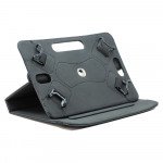 Wholesale Universal 7 inch 360 Premium Flip Leather Tablet Case (Black)
